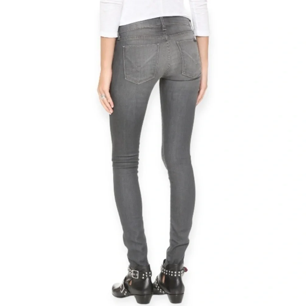 Hudson 26 (US 2) Jeans Krista Skinny Gray Women’s Low Rise Stretch Distressed